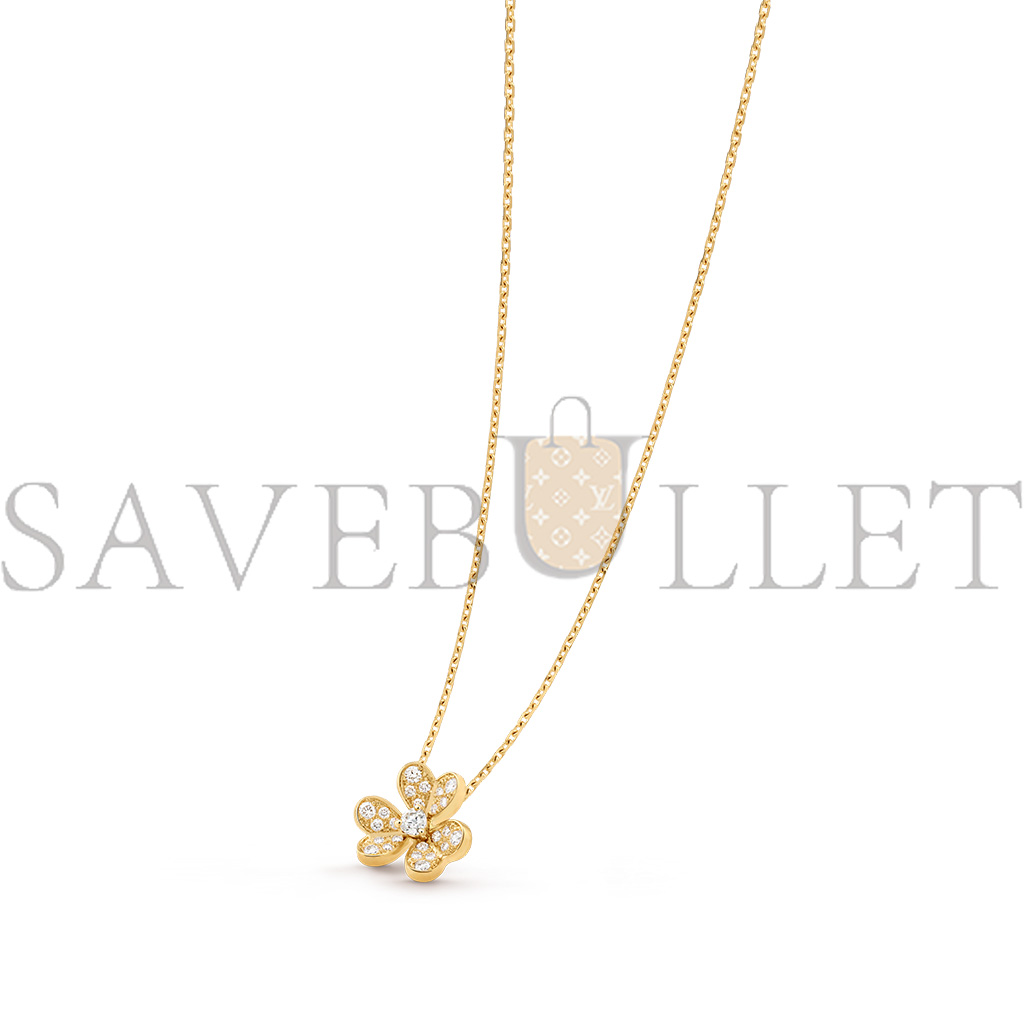 VAN CLEEF ARPELS FRIVOLE PENDANT, MINI MODEL - YELLOW GOLD, DIAMOND VCARP24000 VAN CLEEF ARPELS FRIVOLE PENDANT, MINI MODEL - YELLOW GOLD, DIAMOND VCARP24000